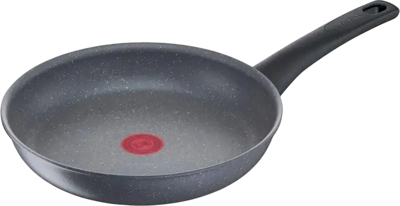 Tefal G1500572 Healthy Chef Frying Pan, 26 cm, Non-stick Titanium Mineralia+ Coating, Aluminium, Induction Compatible, Thermo-Spot Heat Indicator, Grey