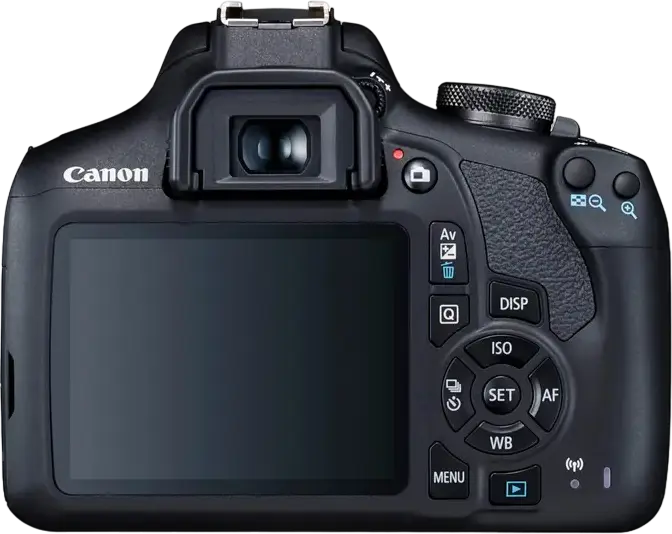 Canon EOS 2000D DSLR Camera, 24.1 MP APS-C CMOS Sensor, DIGIC 4+, Full HD Video, Wi-Fi, with EF-S 18-55mm f/3.5-5.6 IS II Lens Kit