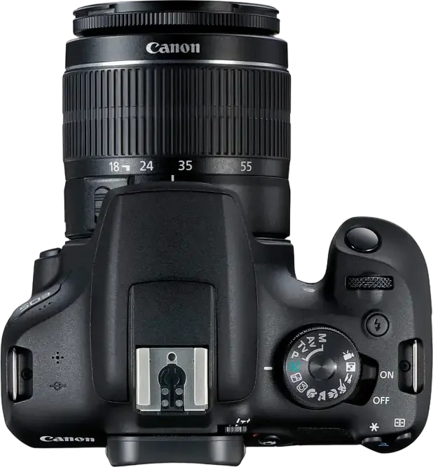 Canon EOS 2000D DSLR Camera, 24.1 MP APS-C CMOS Sensor, DIGIC 4+, Full HD Video, Wi-Fi, with EF-S 18-55mm f/3.5-5.6 IS II Lens Kit