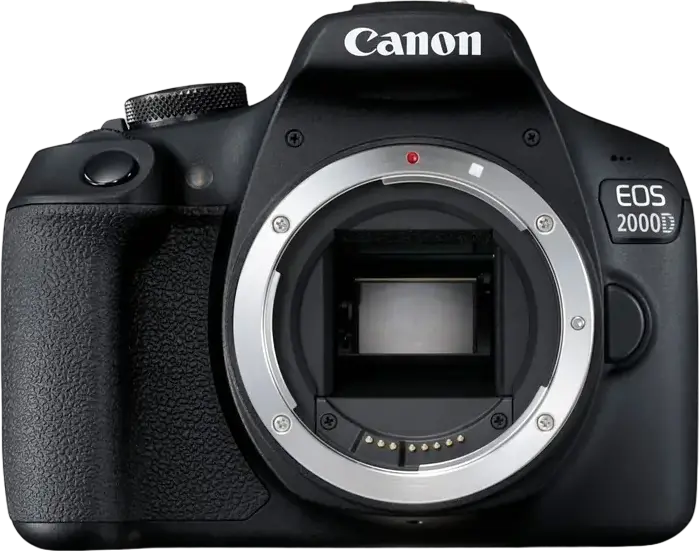 Canon EOS 2000D DSLR Camera, 24.1 MP APS-C CMOS Sensor, DIGIC 4+, Full HD Video, Wi-Fi, with EF-S 18-55mm f/3.5-5.6 IS II Lens Kit