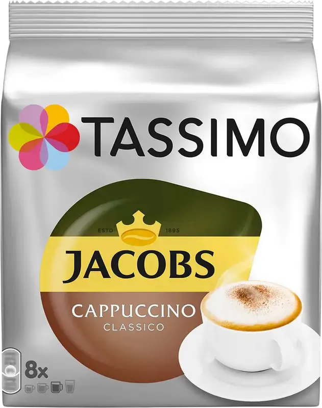 Jacobs Tassimo Cappuccino Classico Coffee Capsules for Tassimo Machines