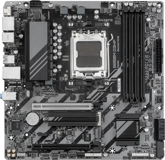 Placă de bază Gigabyte B850M D3HP, AM5, AMD B850, Micro-ATX
