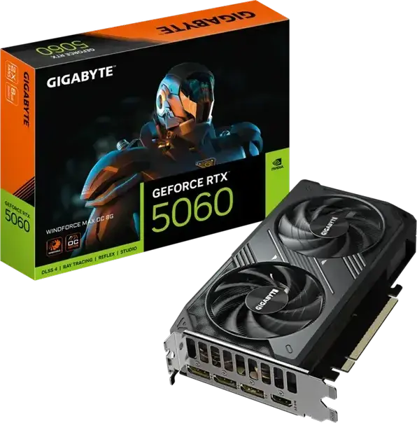 Ultra Navigator PC11519 Gaming PC, AMD Ryzen 7 8700F, Gigabyte RTX 5060 8GB GDDR7, 16GB DDR5 RAM, 500GB NVMe SSD, Gamemax Starlight 2 Case, Black