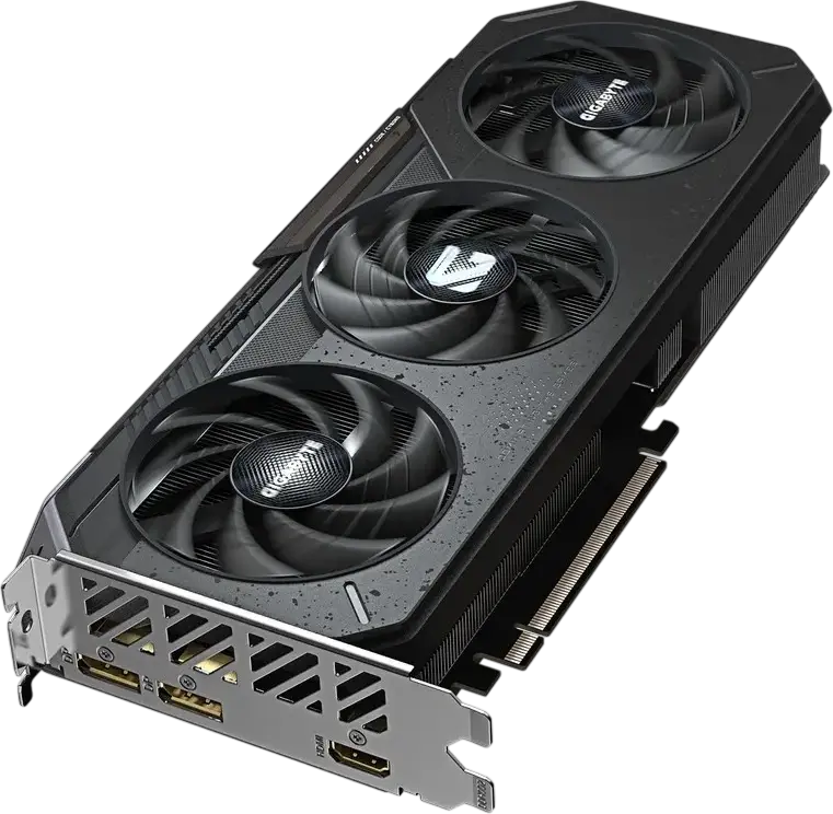 Gigabyte Radeon RX 9060 XT Gaming OC Graphics Card, AMD Radeon RX 9060 XT, 16 GB GDDR6 Memory, Windforce 3-Fan Cooling, OC Edition, 3x DisplayPort, 1x HDMI