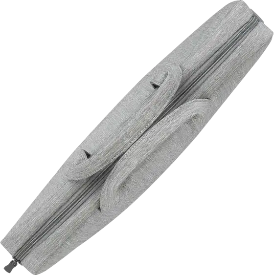 Geanta Laptop Rivacase Prater 7532 pentru laptopuri de 15.6 inch si tablete de 10.1 inch, Poliester Impermeabil, Buzunar Anti-furt, Gri/Albastru