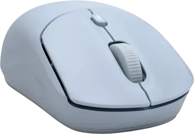 HP 400 Quiet Wireless Mouse, Blue, Dual-mode Bluetooth and 2.4GHz USB, Adjustable 6000 DPI, Ambidextrous Compact Design, Quiet-click Buttons, 24 Month Battery