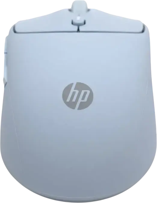 HP 400 Quiet Wireless Mouse, Blue, Dual-mode Bluetooth and 2.4GHz USB, Adjustable 6000 DPI, Ambidextrous Compact Design, Quiet-click Buttons, 24 Month Battery