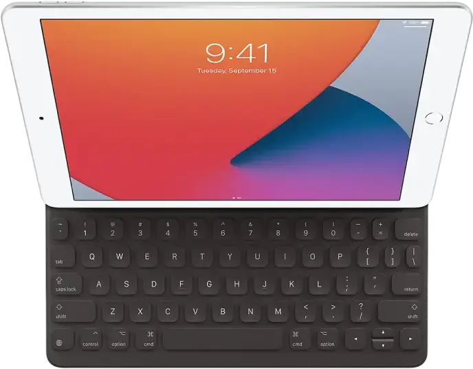Apple Smart Keyboard for iPad 7th, 8th, 9th Gen and iPad Air 3rd Gen, iPad Pro 10.5-inch, Full-size Black Polyurethane Protective Cover Keyboard