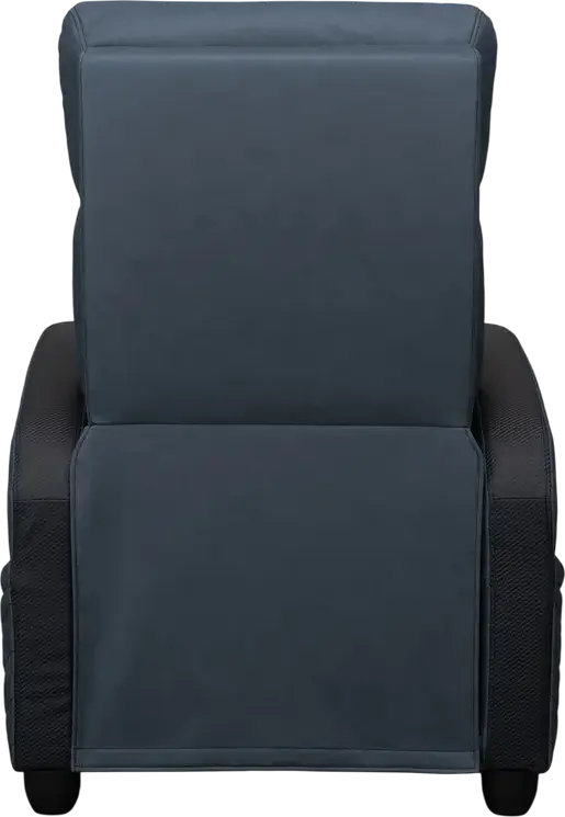 Cougar Ranger Elite CGR-RAE Gaming Sofa, Navy Blue, PVC Leather and Breathable Velvet, Robust Steel Frame, Reclining Function, Foldable Footrest, 135kg Capacity
