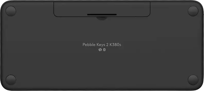 Tastatura Wireless Logitech Pebble Keys 2 K380s Bluetooth, Multi-Device Easy-Switch, Taste Nofoara (Scissor), Compatibila Logi Bolt, Grafit