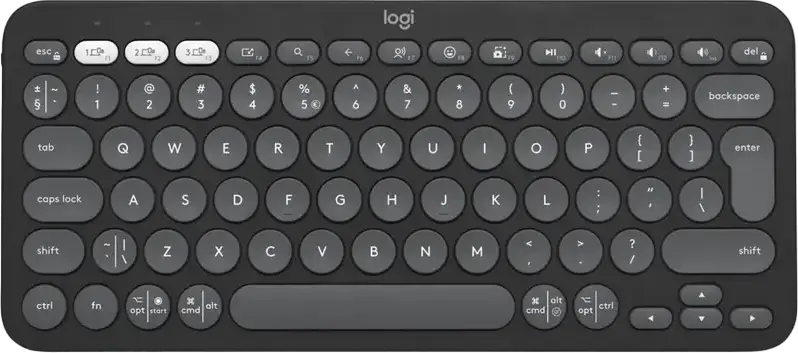 Tastatură Logitech K380S, Fără fir, Grafit
