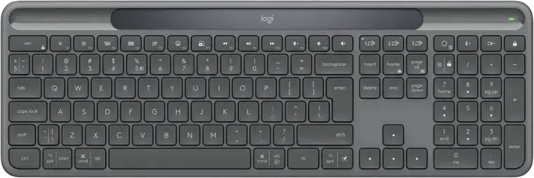 Tastatură Logitech Signature Slim Solar+K980, Fără fir, Grafit