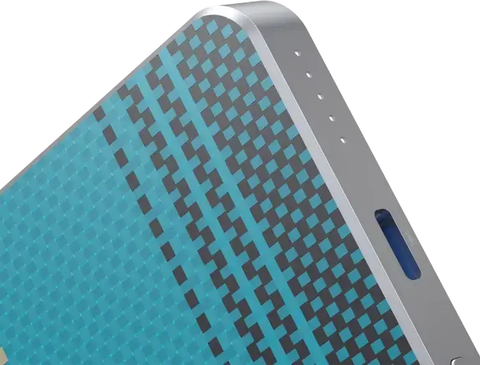 Внешний аккумулятор Proove Carbon Slim 20W 5000mAh, цвет серебристый, быстрая зарядка PD3.1 QC3.0, беспроводная зарядка Qi 15W, корпус из кевлара и алюминия, ультратонкий