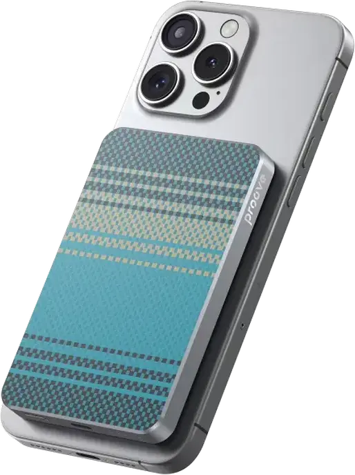 Внешний аккумулятор Proove Carbon Slim 20W 5000mAh, цвет серебристый, быстрая зарядка PD3.1 QC3.0, беспроводная зарядка Qi 15W, корпус из кевлара и алюминия, ультратонкий