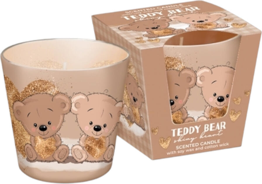 OEM Свеча в стакане BEAR SHINY HEART 115 G