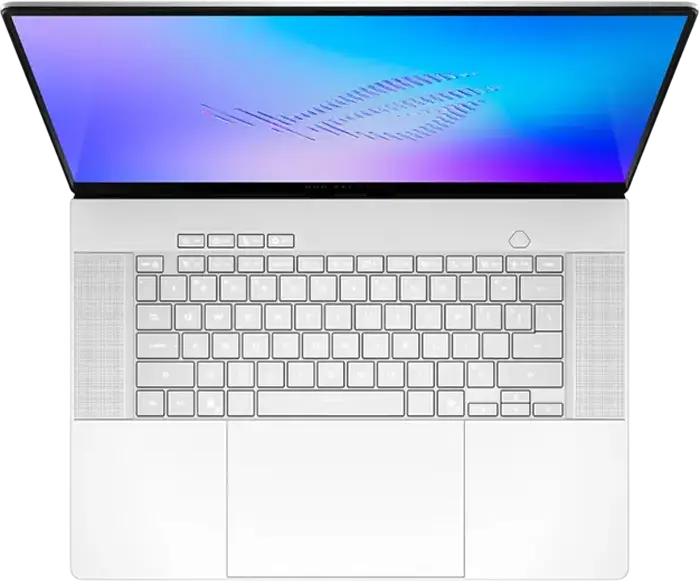 Laptop Gaming ASUS ROG Zephyrus G16 GU606, 16" OLED 2.5K 240Hz, Intel Core Ultra 9 386H, 32GB LPDDR5X, 1TB SSD, Aluminiu CNC, Platinum White
