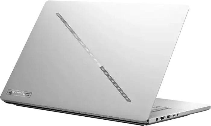 Laptop Gaming ASUS ROG Zephyrus G16 GU606, 16" OLED 2.5K 240Hz, Intel Core Ultra 9 386H, 32GB LPDDR5X, 1TB SSD, Aluminiu CNC, Platinum White