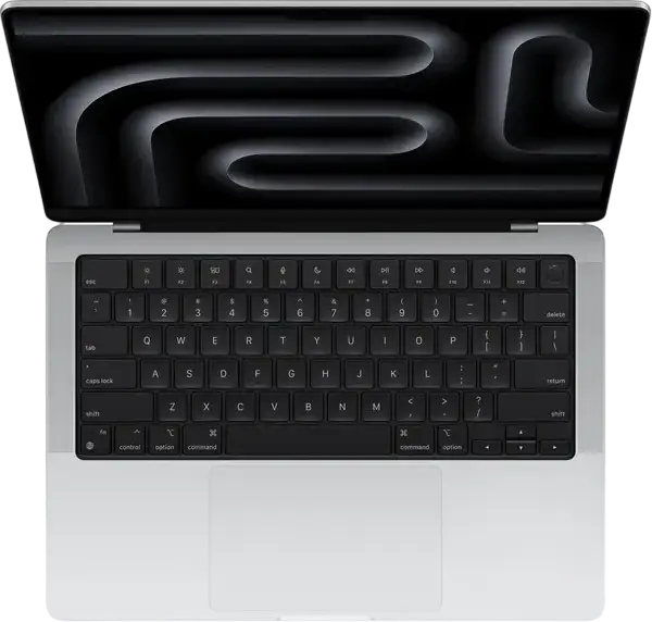 Apple MacBook Pro 14-inch (2024) A3401 Laptop, M4 Pro 14-Core CPU, 20-Core GPU, 24GB Unified Memory, 1TB SSD, Liquid Retina XDR Display, Silver