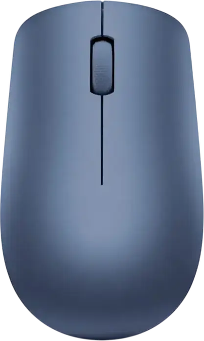Mouse Wireless Lenovo 530, Albastru, Receptor Nano USB 2.4 GHz, Senzor Optic 1200 DPI, Design Ergonomic Ambidextru, Finisaj Soft Touch, Plug-and-Play