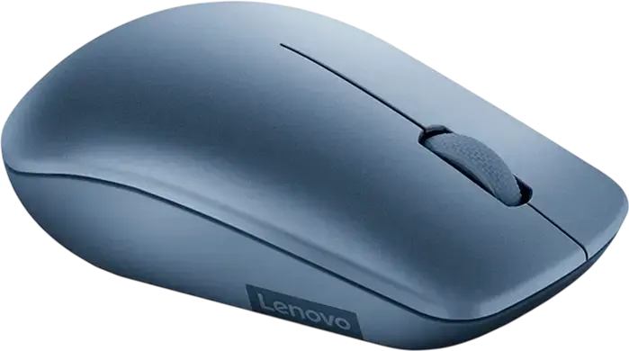 Mouse Wireless Lenovo 530, Albastru, Receptor Nano USB 2.4 GHz, Senzor Optic 1200 DPI, Design Ergonomic Ambidextru, Finisaj Soft Touch, Plug-and-Play