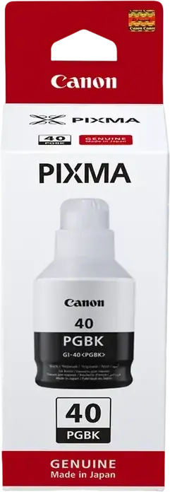 Canon GI-40 PGBK Pigment Black Ink Refill Bottle 170ml for PIXMA G-Series MegaTank G5040 G6040 G7040 GM2040 GM4040, 6000 Page Yield