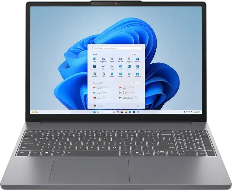 Laptop 16" Lenovo IdeaPad Slim 3 16ARP10, Luna Grey, AMD Ryzen 5 150, 16GB/512GB, Fără SO