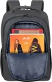 Rivacase Tegel 8435 Laptop Backpack for up to 15.6 inch Laptops, Water-Resistant Recycled rPET Polyester, Trolley Strap, Black