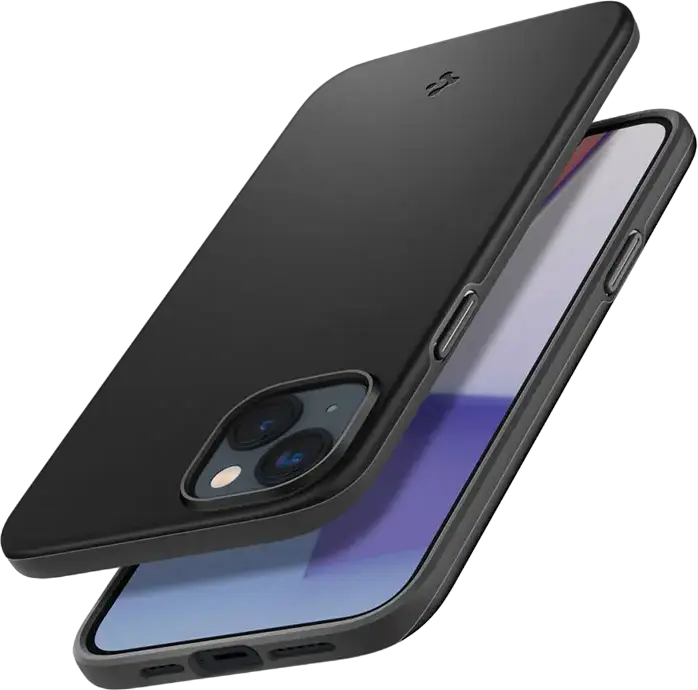 Husa Spigen Thin Fit pentru iPhone 14 Plus, Protectie Hibrida Ultra-Subtire si Usoara, Policarbonat si TPU, Grosime 1.55mm