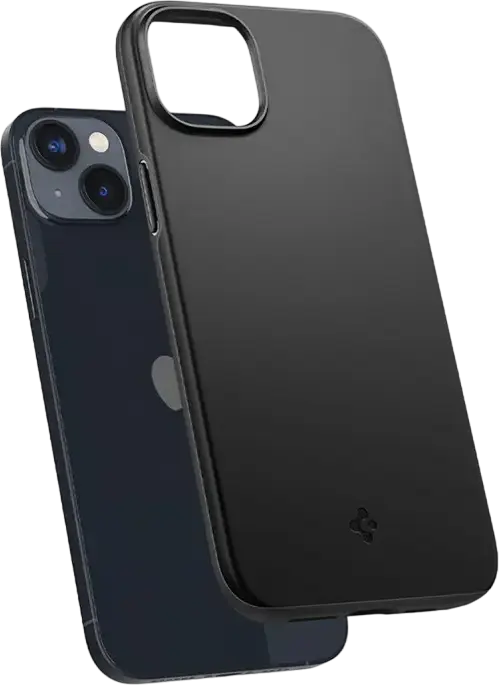 Husa Spigen Thin Fit pentru iPhone 14 Plus, Protectie Hibrida Ultra-Subtire si Usoara, Policarbonat si TPU, Grosime 1.55mm