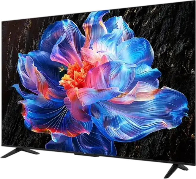 Televizor Smart TCL 55V6C 55 inch 4K UHD, Google TV, Procesor AiPQ, Dolby Vision si Atmos, HDR10+, HDMI 2.1 ALLM VRR, Panou HVA DLED, Negru