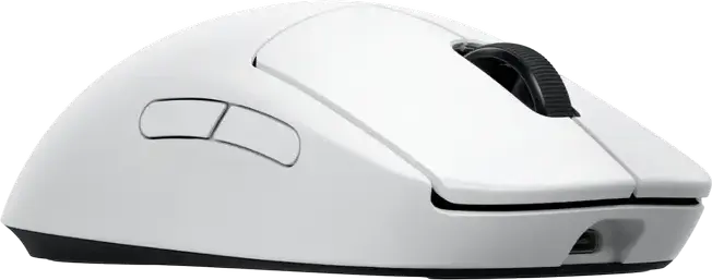 Logitech G Pro 2 LightSpeed Wireless Gaming Mouse, HERO 2 Sensor, 32,000 DPI, 1000Hz, 8 Buttons, Ambidextrous, RGB, 910-007295, White