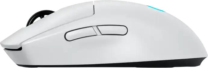 Logitech G Pro 2 LightSpeed Wireless Gaming Mouse, HERO 2 Sensor, 32,000 DPI, 1000Hz, 8 Buttons, Ambidextrous, RGB, 910-007295, White