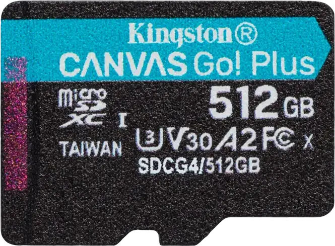 Card de Memorie Kingston Canvas Go! Plus, 512GB (SDCG4/512GB)