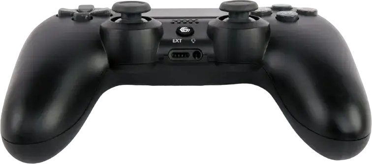 Gembird JPD-PS4BT-02 Wireless Gamepad for PlayStation 4 and Windows PC, Bluetooth 2.1 + EDR, Dual Vibration, RGB LED, Touchpad, Black