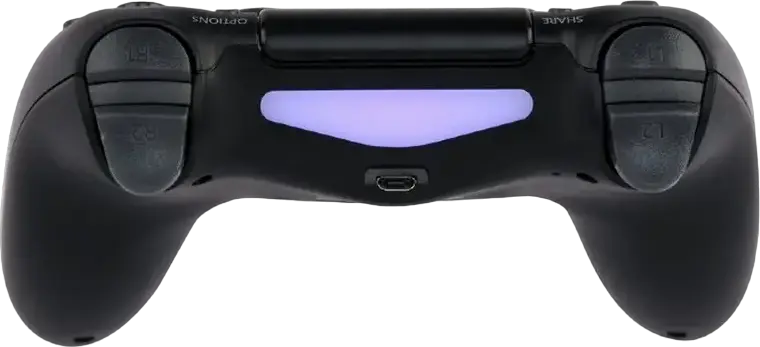 Gembird JPD-PS4BT-02 Wireless Gamepad for PlayStation 4 and Windows PC, Bluetooth 2.1 + EDR, Dual Vibration, RGB LED, Touchpad, Black
