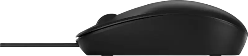 Mouse Optic cu Fir HP 128, 1200 dpi, 3 Butoane cu Roteta de Defilare, Design Ambidextru, Conectare USB Type-A, Plastic ABS Negru, Cablu 1.8m