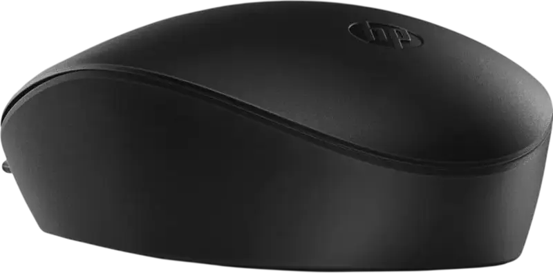 Mouse Optic cu Fir HP 128, 1200 dpi, 3 Butoane cu Roteta de Defilare, Design Ambidextru, Conectare USB Type-A, Plastic ABS Negru, Cablu 1.8m