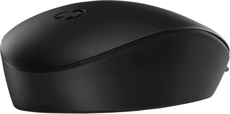 Mouse Optic cu Fir HP 128, 1200 dpi, 3 Butoane cu Roteta de Defilare, Design Ambidextru, Conectare USB Type-A, Plastic ABS Negru, Cablu 1.8m