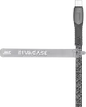 Cablu Rivacase PS6105 USB-C la USB-C Date și Încărcare, 60W Power Delivery, 3A, 480 Mbps, Nylon împletit Design Plat, Conectori Aliaj Zinc, 2.1m, Gri