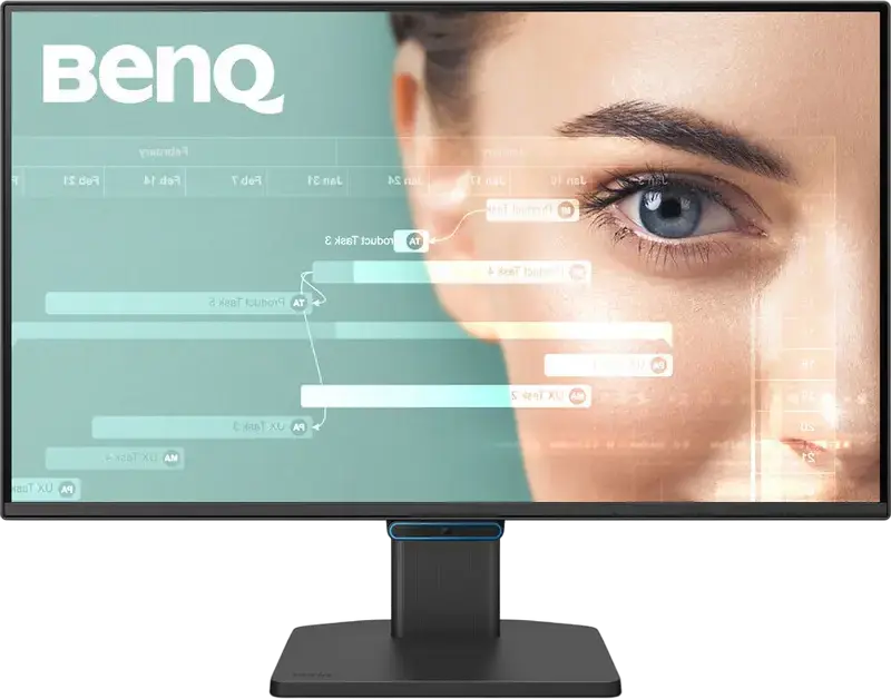 Monitor BenQ GW2490C 23.8 inch FHD IPS, Rata de Refresh 144Hz, Timp Raspuns 5ms GtG, HDMI, DisplayPort, USB-C, AMD FreeSync, Eye Care, VESA Negru