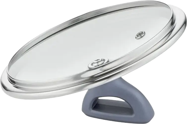 Tefal G712S855 Daily Cook Stainless Steel Cookware Set, 8 Pieces, Thermo-Fusion Integral Technology, Induction Compatible, Glass Lids, Dishwasher Safe