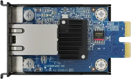 Modulul de actualizare a reţelei SYNOLOGY E10G22-T1-Mini, Albastru