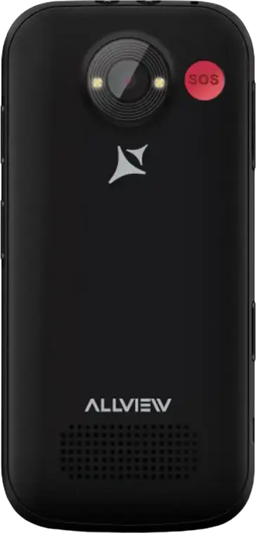 Телефон Allview D2 Senior, TFT-дисплей 2.31 дюйма, две SIM-карты, камера 1.3 МП, кнопка SOS, SMS-локатор, Bluetooth 3.0, FM-радио, черный