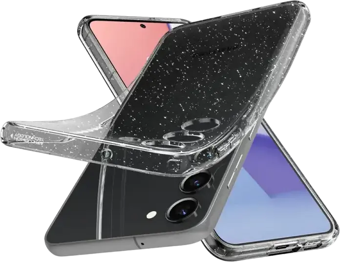 Spigen Liquid Crystal Case for Samsung Galaxy S23, Slim Shock-Absorbent TPU Protective Cover, Transparent Design
