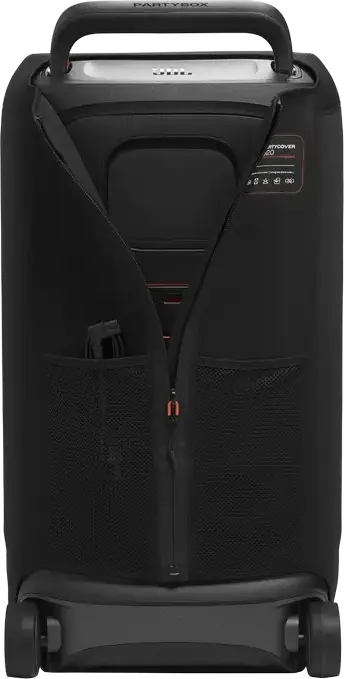 Husa protectie JBL PartyCover 520 pentru JBL PartyBox 520, Carcasa Dust-proof si Scratch-resistant, Cauciuc si Material Tricotat, Negru, 71x44x31 cm