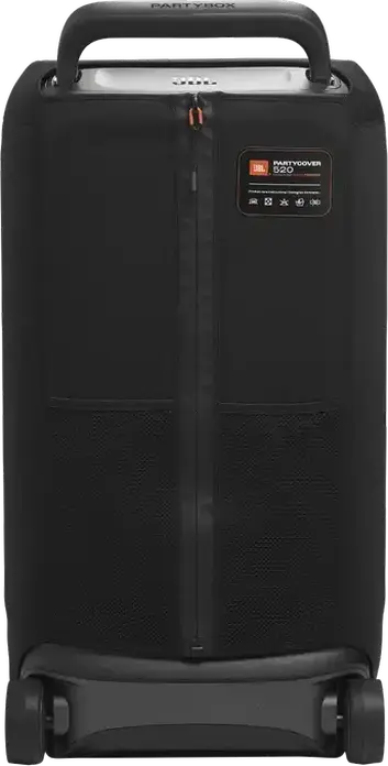Husa protectie JBL PartyCover 520 pentru JBL PartyBox 520, Carcasa Dust-proof si Scratch-resistant, Cauciuc si Material Tricotat, Negru, 71x44x31 cm