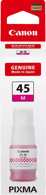 Canon GI-45 Magenta Ink Bottle 40ml for MAXIFY GX1040 GX2040 Printers, High Yield 3000-4500 Pages, Spill-Free Filling System, Made in Japan