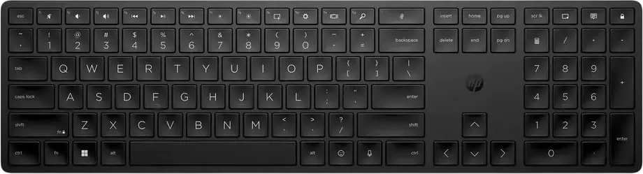 Tastatură HP 450, Fără fir, Negru