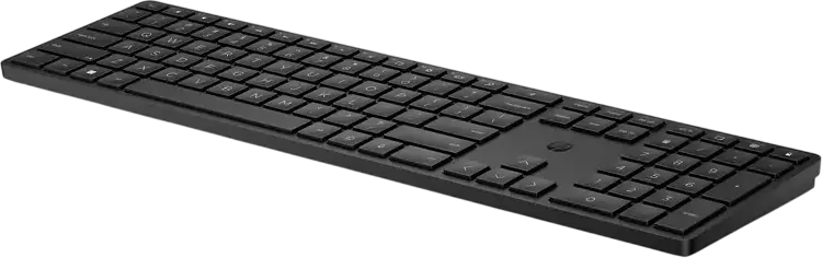 HP 450 Programmable Wireless Keyboard, 2.4 GHz USB RF Receiver, Membrane, 20+ Programmable Keys via HP Accessory Center, Black, English/Russian Layout