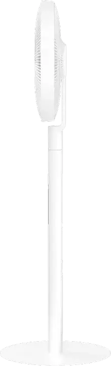 Xiaomi Mijia Smart Standing Fan Pro Slim, Axial Floor and Table Fan, 7 Aerofoil Blades, 8 Speed Levels, USB Type-C, Remote Control, White, 100cm Height